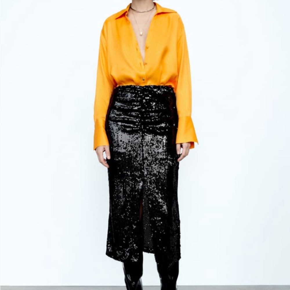 #zara #satineffect #shirt